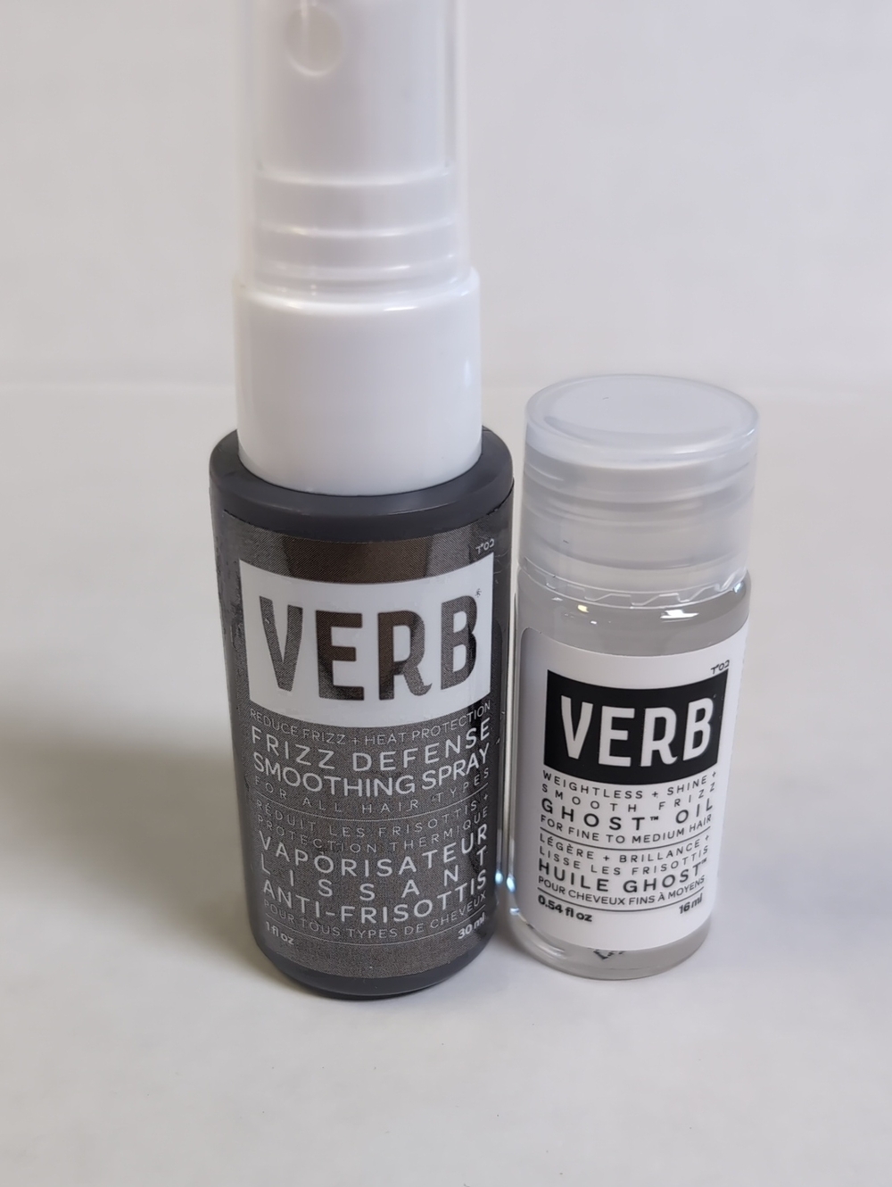 VERB White Frizz Defense Smoothing Spray & Ghost Oil Duo